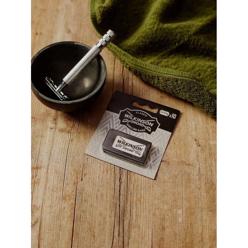 Wilkinson Sword Classic Vintage Edition Rasierklingen für Rasierhobel Hochwertig und