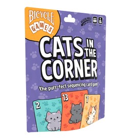 Bicycle Cats in the Corner Card Game – Family-Friendly Strategy Card Game for Kids, Teens & Adults, Easy-to-Learn Gameplay, Fun Cat-Themed Game Night Activity