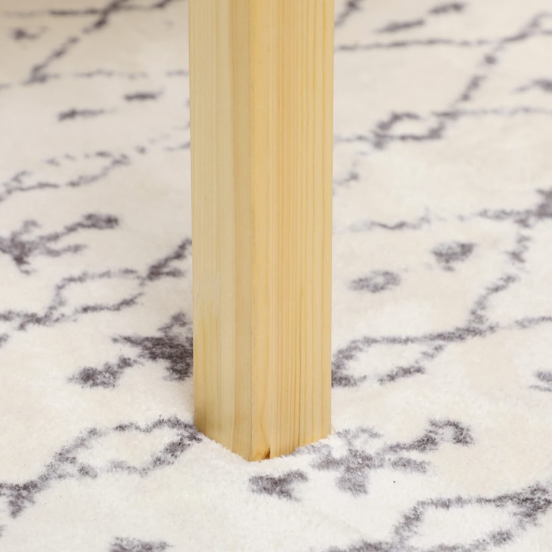 HOMCOM Folding Dining Table, Pine Wood Drop Leaf Table, Foldable