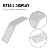 SYOWADA 6 PCS 1-5/8" Strut Channel Angle Bracket with 4