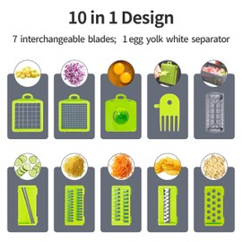 Mnixy The Chopper 12 in 1 Multifunctional Vegetable Chopper