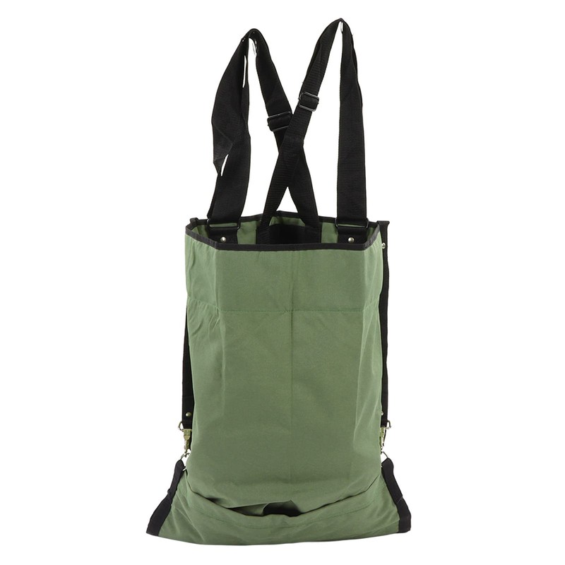 Fruit Picking Bag Green Double Buckle 600D Oxford Cloth Adjustable