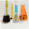 Hohopeti 10pcs Transparent Pet Ink Bottles with Leakproof Portable Sample