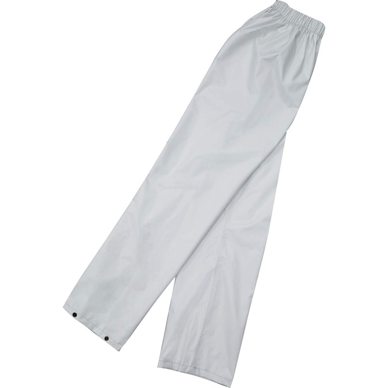 Koshin Rubber Rain Suit, Top and Bottom Set, Silver, Compatible
