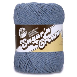Sugar'N Cream Yarn - Solids Super Size-Blue Jeans