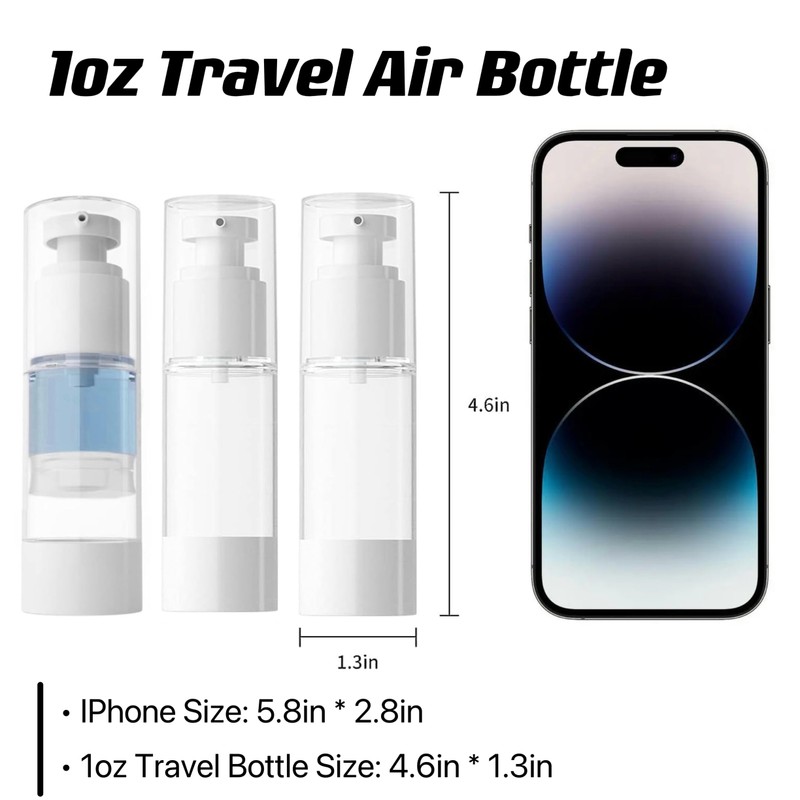 1oz/30ml Travel Bottle, TSA Approved Travel Containers,Travel Toiletry Bottles, Mini