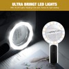 Magnifying Glass with Light, 30X Handheld Large Magnifying Glass 18LED