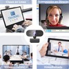 Weeiluoq Camara Web para PC HD 1080P,Webcam con Microfono para