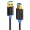 deleyCON 1m USB 3.0 Super Speed Kabel USB A-Stecker zu