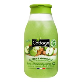 COTTAGE - Shower Peeling - Sugar & Organic Crunchy Apple - 97% Natural Ingredients - 270 ml
