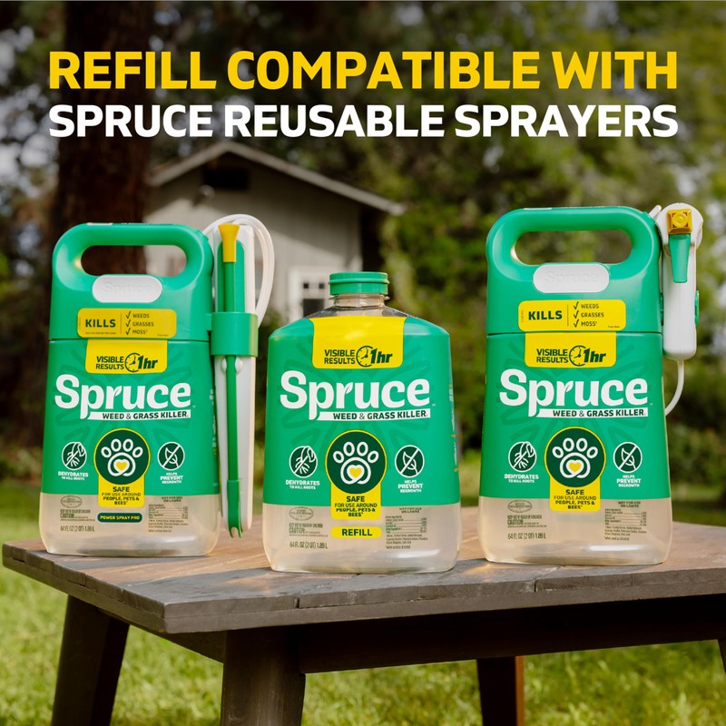 Spruce Weed Killer Refill - Versatile Weed & Grass Killer₃