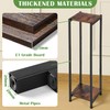 Extra Tall Plant Stand Indoor,40 Inch Plant Stands,2 Tier Metal