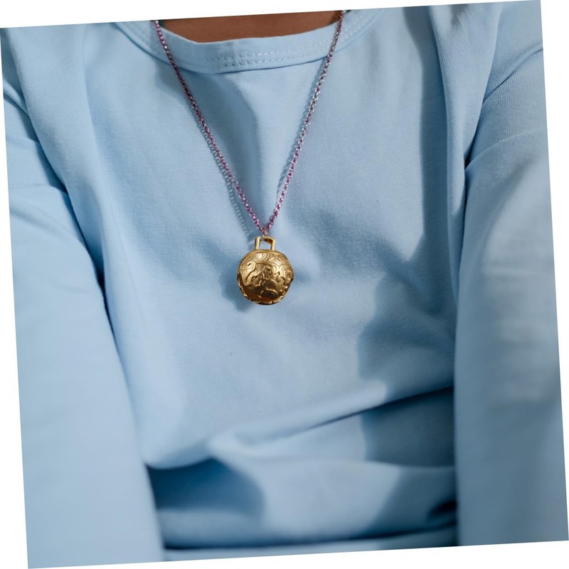 LALAFINA 2Pcs Retro Brass Bell Pendants for DIY Crafts Unique
