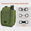 LINXGR Tactical MOLLE Handcuff Pouch Heavy Duty 1000D Nylon Handcuff