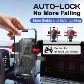 Sunsdrew Car Phone Holder for Volkswagen ID.4 2020-2025 Accessories,Adjustable GPS ID.4 Cell Phone Mount for 12-inch Screen,Hands-Free Ultra Stable Air Ven Phone Stand Anti-Shake