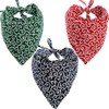 Paquete de 3 bandanas triangulares para perro, accesorios de bufanda,