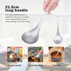 Boundless Voyage Titanium Long Handle Ladle Soup Spoon Thickeness Tableware