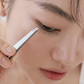 THE TOOL LAB The Tool Lab Happy Rim Eyelash Indigual 1 Pack (3 Pairs), 1054 Air Pick Tweezers Partial False Eyelashes Flutter Soft Ultra Light Hair False Eyelashes Popular False Eyelashes Natural Eye Makeup Lashes Lashes Lashes Like Your Own Eyelashes (1