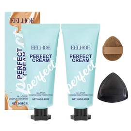 2 Stück Body Coverage Perfector All-Over Complexion Perfector Evens out Skin Tone Cream Cc Cream Wasserfest und Wischfest Ebenmäßiger Hautton Feuchtigkeitsspendend und Makellos