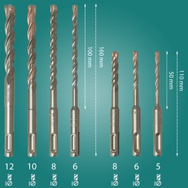 heller Trijet SDS- plus Hammer Drill Bit Sets