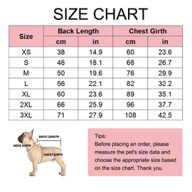 Dog Jumpsuit, Pet Winter Flannel Glowing Four Legged Warm Pyjamas, Cold Weather Dog Onesie, Winter Clothing for Medium and Large Dogs, 3XL (Pink)