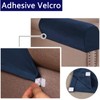 GAMUKAI 2 Pack Velvet Stretch Armrest Covers - Non Slip