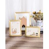 Annecy 9x12 Picture Frames (4 Pack, Gold), Composite Wood Photo