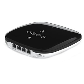 Ubiquiti UISP UFiber WiFi 6 GPON CPE Router, 4 x GbE RJ45 LAN Ports, 1 x GPON WAN Port, Long Distance (up to 20 km) Fiber Links, UF-WIFI6, Black