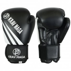 Krav Maga Black Elite Sparring Training Boxing Gloves (12oz)