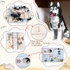 Nicefurn Husky Building Blocks Set, 1439Piece Realistic Dog Model Kit