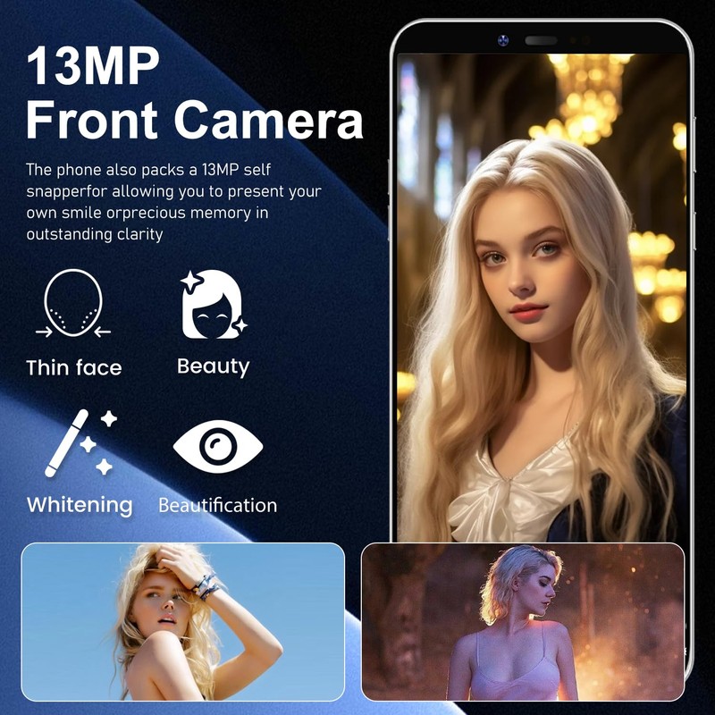 Fine Life Pro Unlock Phone, 8-Core Processor, 4G LTE Smartphone,