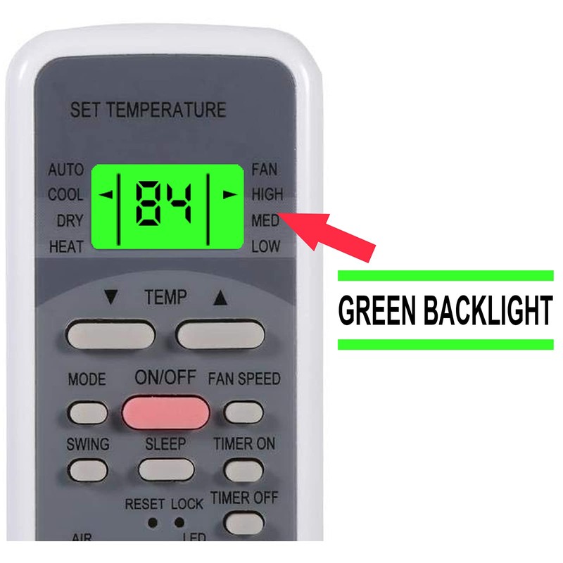 Replacement Air Conditioner Remote Control for Goodman Tgm Midea miller