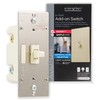 Enbrighten Almond Add QuickFit and SimpleWire, Z-Wave/Zigbee Smart Lighting Controls,