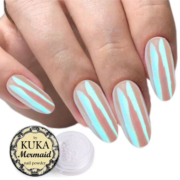 KUKA Mermaid Pearl Powder Nail Glitter