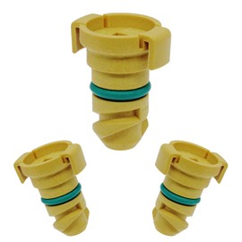 Amavoler FT4Z-6730-A BC3Z-6730-A Oil Drain Plug Aftermarket Replacement Parts Fit for Ford F-150 Ford F-250 2015-2021 for Lincoln MKZ (Yellow)