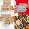 CHEF ROYALE 25 x Aluminium Foil Containers with Lids -
