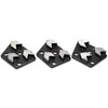 Srliya 3Pcs Trapezoid Diamond Grinder Concrete Grinding Shoes Cutting Tool