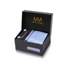 Massi Morino Tie and Pocket Square Set Men incl. Cufflinks,