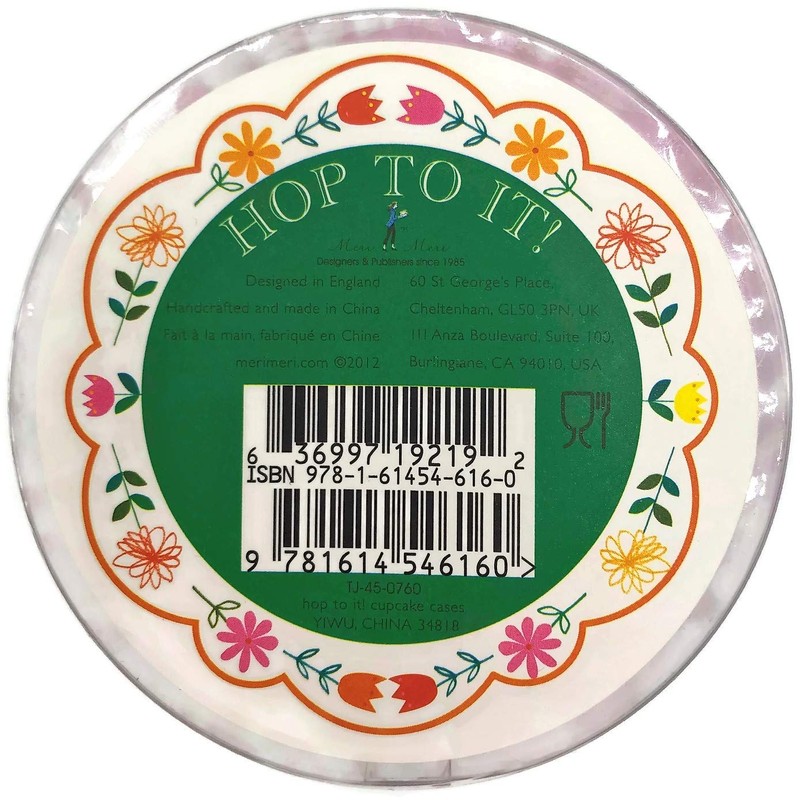 Meri Meri Spring and Easter Floral Scalloped Cupcake Liner Cases,