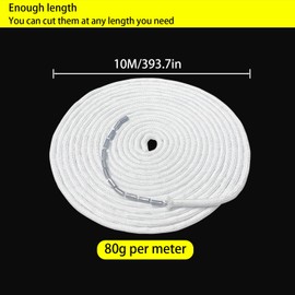 HYRYC 800 g Lead Tape Curtains Heavy Approx. 10 m 80 g/m Curtain Weight Curtain Stay and Smooth Hanging Perfect Pleats for Curtains Fabrics Mosquito Net (80 g x 10 m)