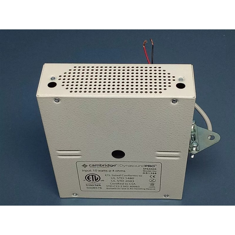 Cambridge Dynasound PRO DS1398 Low Profile Masking & Paging Speaker