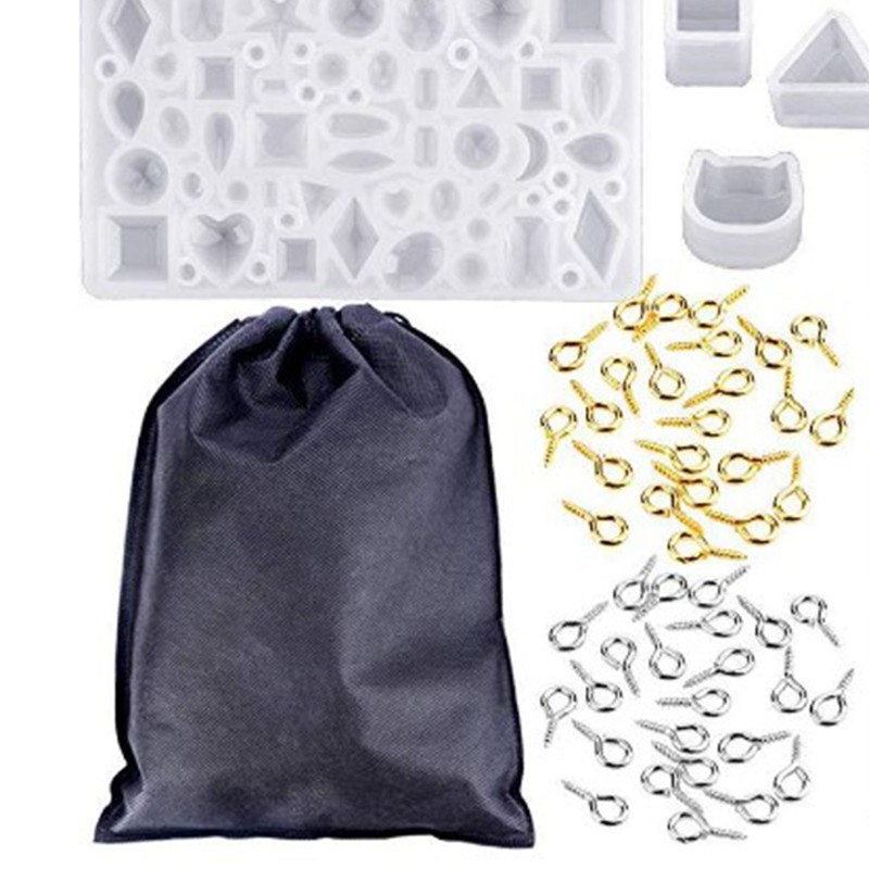 83Pcs Epoxy Jewelry Making Kit Soft Silicone Tear Resistant Widely