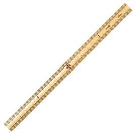 Kushida Measuring Instrument Manufacturing Co., Ltd. Bamboo Ruler 7.9 x 0.5 inches (20 x 1.3 cm)