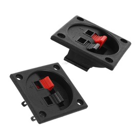 KICHOUSE 2pcs Speaker Terminal Cup Binding Post Connector for Box Speakers for Stable Audio Transmission Home Theaters and Music Venues