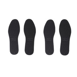 Insole, Sweat Absorbent, Breathable, Shock Absorption, Thin, Slim, Absorbs Sweat Insole, Standing Work, No Fatigue, Unisex, Set of 2 (Black, M 9.6 - 9.8 inches (24.5 - 25 cm))