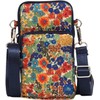 Bolso para Teléfono - Estampado Multibolsillos Mini Cartera con
