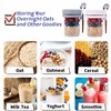 Eidoct Overnight Oats Container 2-Pack, Overnight Oats Jars with Lid