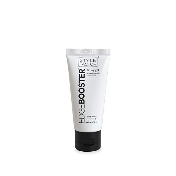 (mini) STYLE FACTOR EDGE BOOSTER FITTING GEL1.05oz NATURAL COCONUT & PEPPERMINT OIL