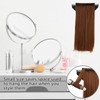 Hair Extension Holder with Suction Cup Acrylic Wig Storage Display