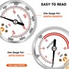 Roastove Low and High Pressure Gauges for Acetylene Regulator 0-30